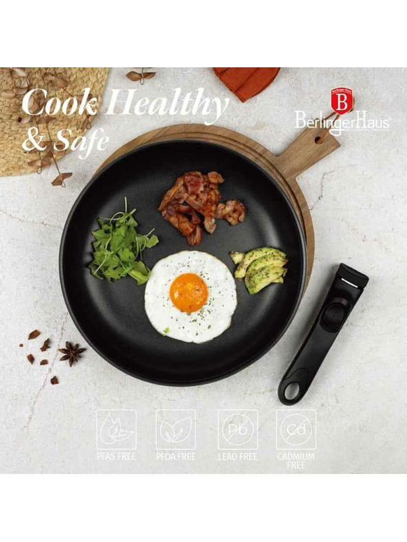 Berlingerhaus 12-teiliges Kochgeschirr-Set mit abnehmbarem Griff Leonardo Collection BERLINGERHAUS