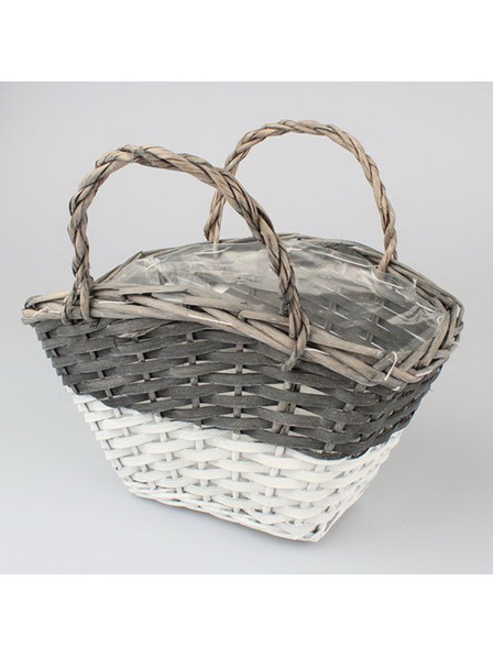 Casa de Engel Rattan-Blumentopf mit PVC, 0/34