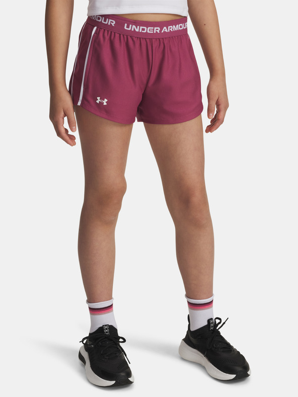 Under Armour Mädchen Shorts Under Armour G Tech Play Up Short-RED