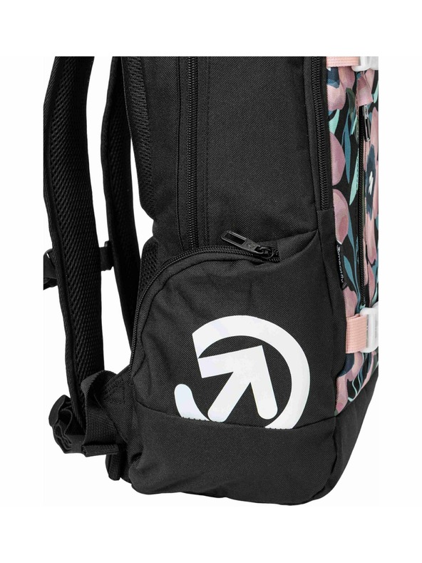 Meatfly Meatfly Rucksack Basejumper Pink Flowers 22 L + Federtasche | Volumen 22 L