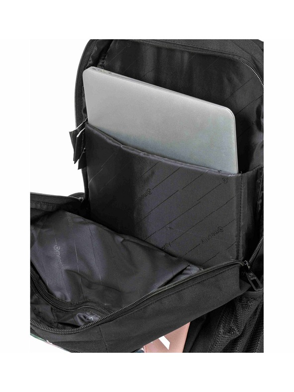 Meatfly Meatfly Rucksack Basejumper Pink Flowers 22 L + Federtasche | Volumen 22 L