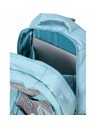 Meatfly Meatfly Rucksack Exile Grey Heather / Aqua 24 L + ETUI | Grau | Volumen 24 L