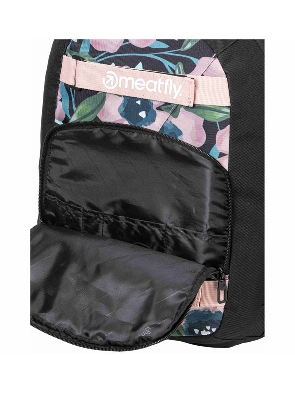 Meatfly Meatfly Rucksack Exile Pink Flowers 24 L + ETUI | Volumen 24 L