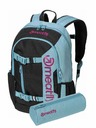 Meatfly Meatfly Rucksack Basejumper Aqua / Pink 22 L + ETUI | Volumen 22 L