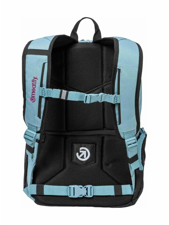Meatfly Meatfly Rucksack Basejumper Aqua / Pink 22 L + ETUI | Volumen 22 L
