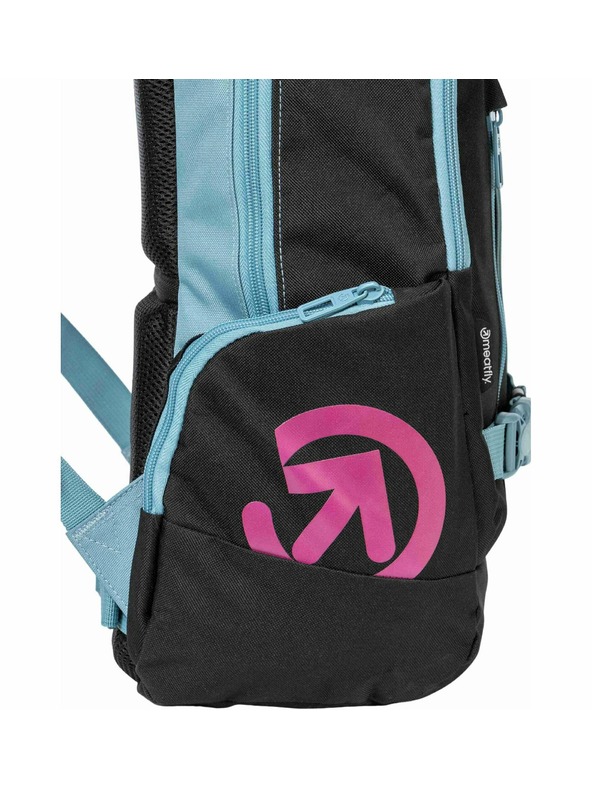 Meatfly Meatfly Rucksack Basejumper Aqua / Pink 22 L + ETUI | Volumen 22 L