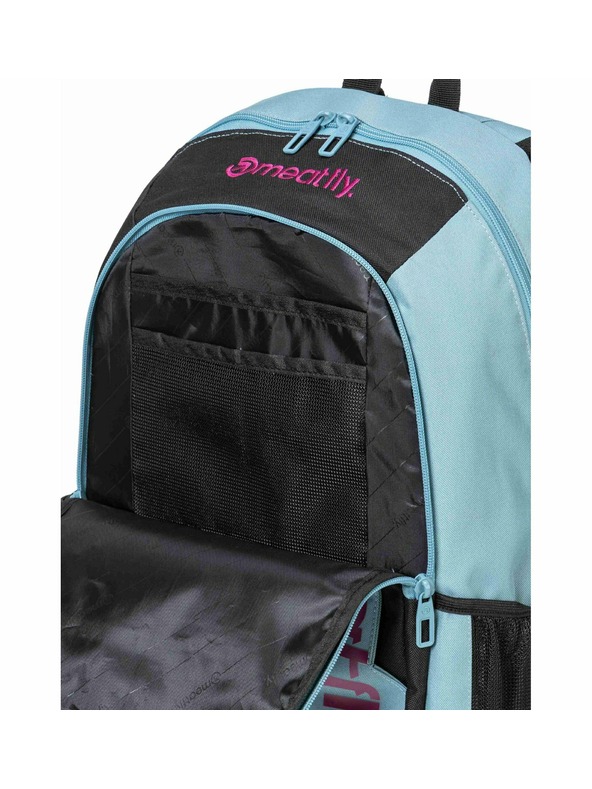 Meatfly Meatfly Rucksack Basejumper Aqua / Pink 22 L + ETUI | Volumen 22 L