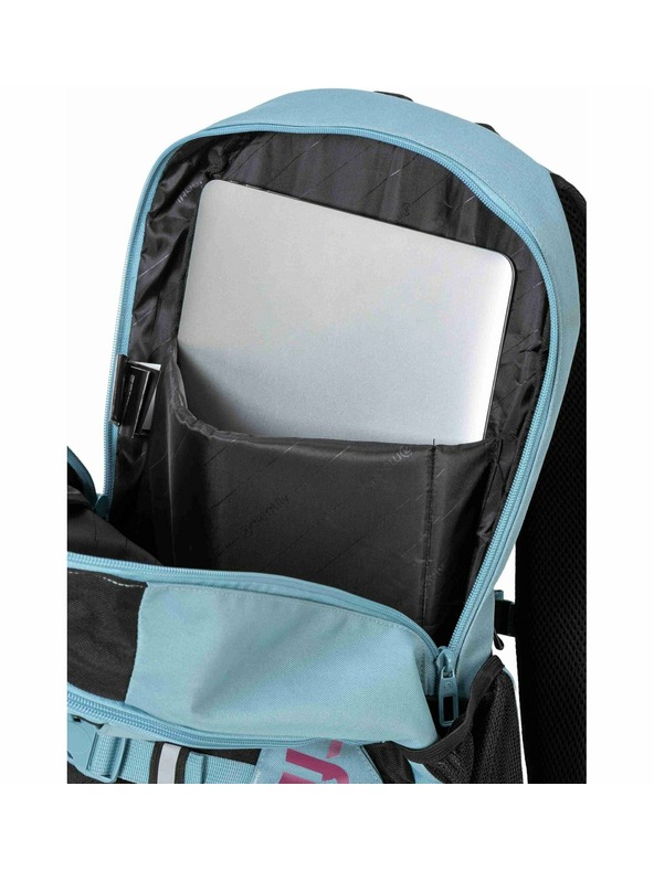 Meatfly Meatfly Rucksack Basejumper Aqua / Pink 22 L + ETUI | Volumen 22 L