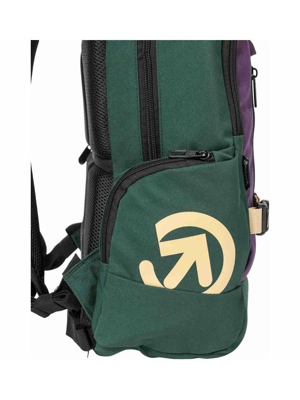 Meatfly Meatfly Rucksack Basejumper Botanical / Purple 22 L + ETUI | Volumen 22 L