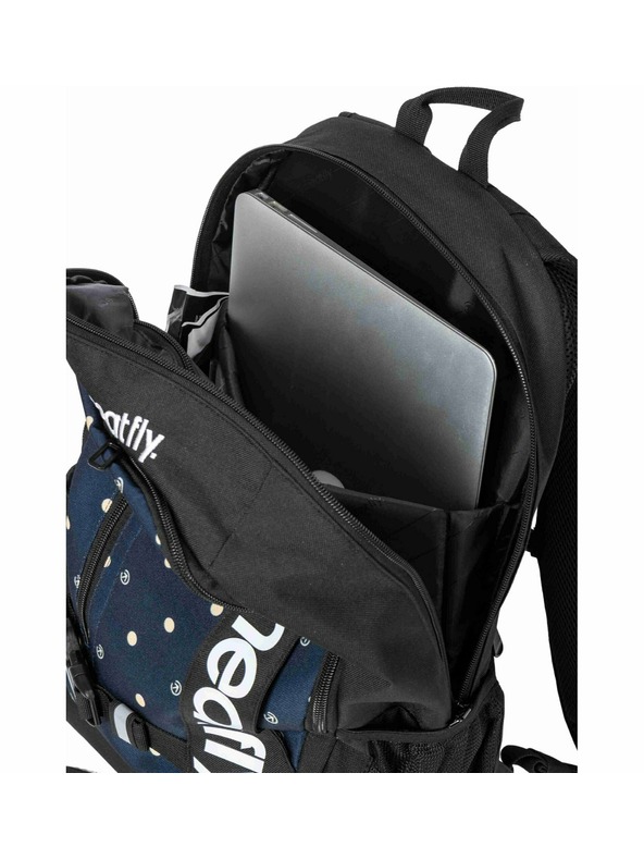 Meatfly Meatfly Rucksack Basejumper Yellow Dots 22 L + ETUI | Gelb | Volumen 22 L