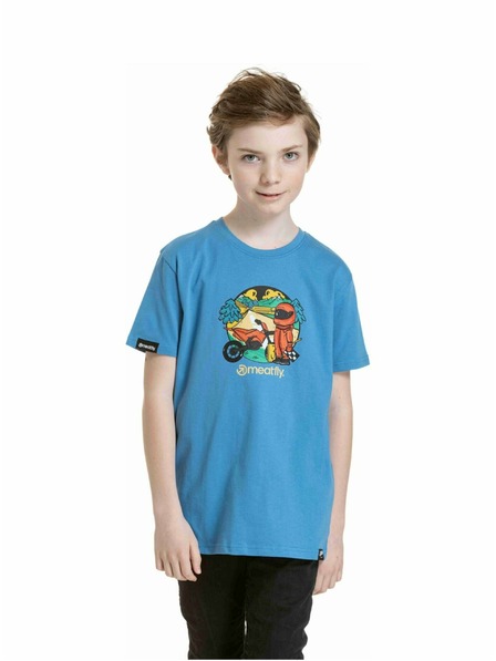 Meatfly Meatfly Kinder-T-Shirt Moto Blue | Blau