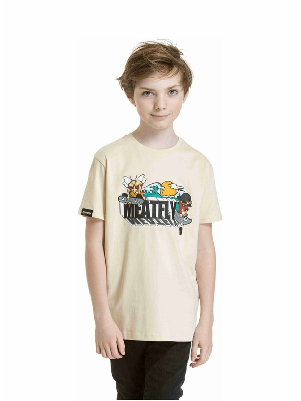 Meatfly Meatfly Kinder-T-Shirt Skejters Sand | Sand
