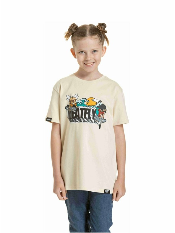 Meatfly Meatfly Kinder-T-Shirt Skejters Sand | Sand