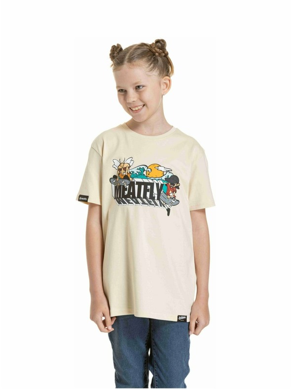 Meatfly Meatfly Kinder-T-Shirt Skejters Sand | Sand