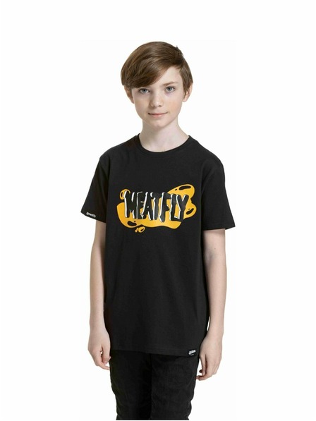 Meatfly Meatfly Kinder-T-Shirt Fleck Black