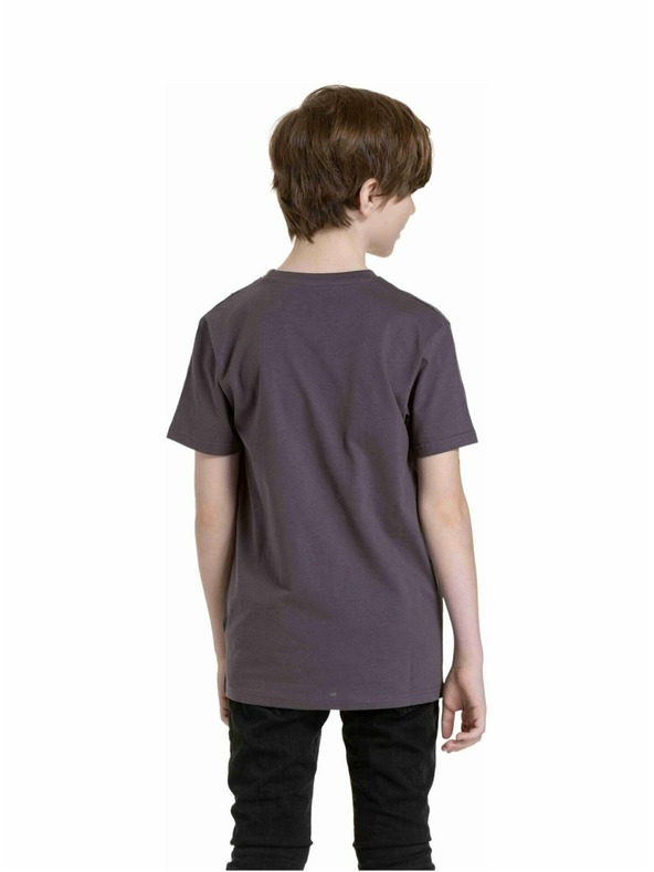 Meatfly Meatfly Kinder-T-Shirt Bart Mystic Grey | Grau | Größe 134 | 100% Baumwolle