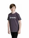 Meatfly Meatfly Kinder-T-Shirt Bart Mystic Grey | Grau | Größe 134 | 100% Baumwolle