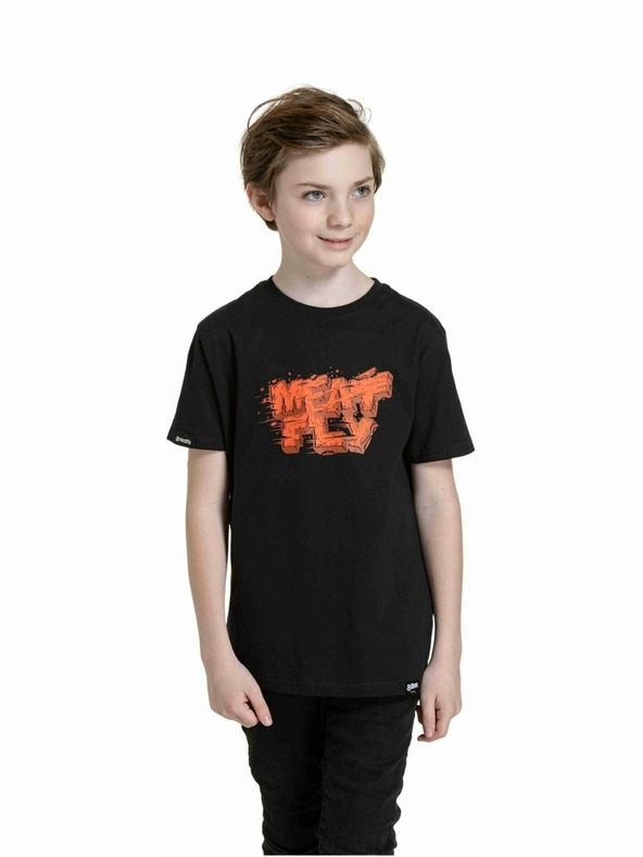 Meatfly Meatfly Kinder-T-Shirt Rock Black | Schwarz