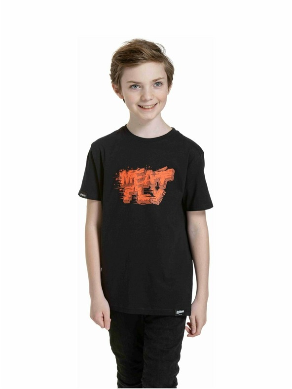 Meatfly Meatfly Kinder-T-Shirt Rock Black | Schwarz