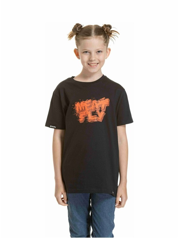 Meatfly Meatfly Kinder-T-Shirt Rock Black | Schwarz