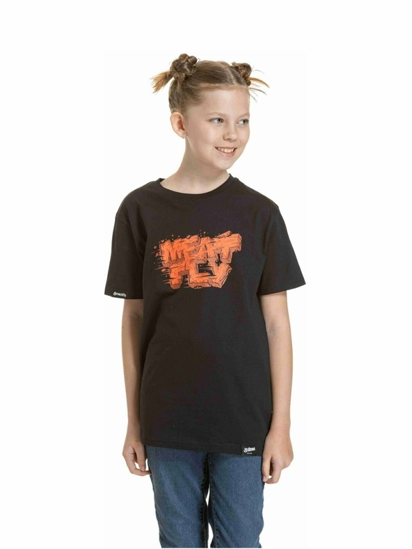 Meatfly Meatfly Kinder-T-Shirt Rock Black | Schwarz