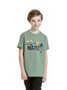 Meatfly Meatfly Kinder-T-Shirt Skejters Olive | Grün