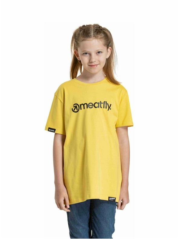 Meatfly Meatfly Kinder-T-Shirt Bart Vanilla | Gelb
