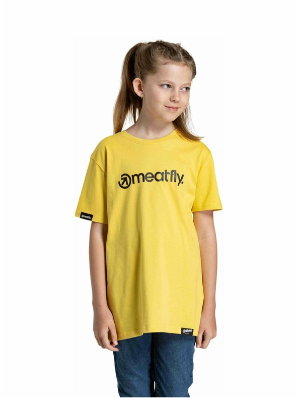Meatfly Meatfly Kinder-T-Shirt Bart Vanilla | Gelb
