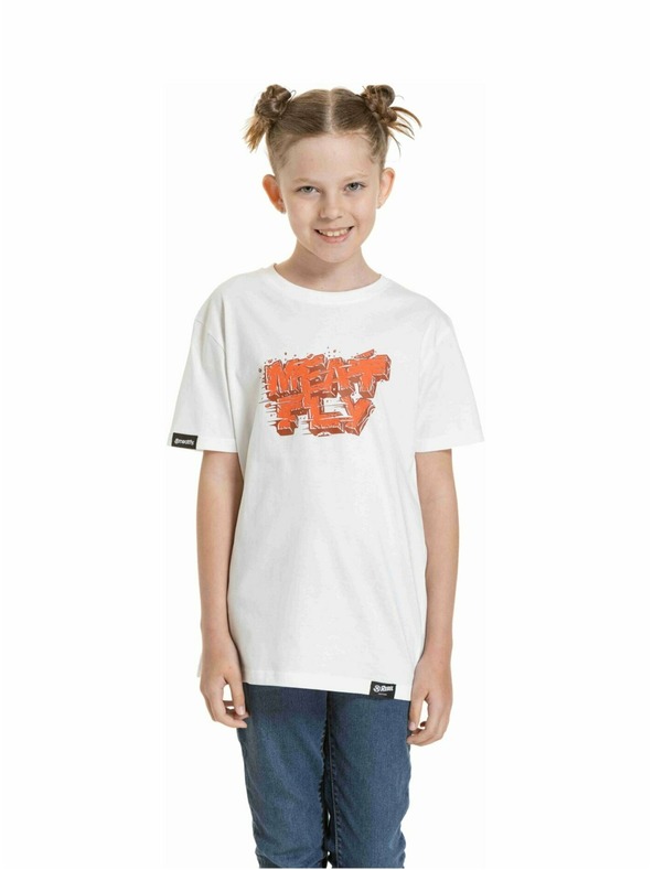 Meatfly Meatfly Kinder-T-Shirt Rock White | Weiß