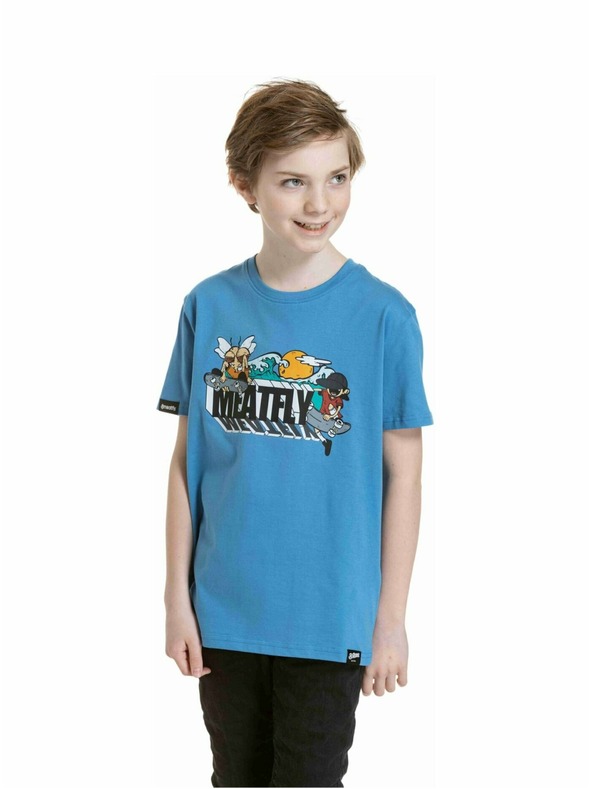 Meatfly Meatfly Kinder-T-Shirt Skejters Blue | Blau