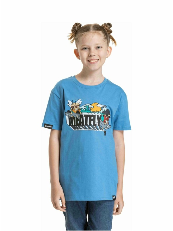 Meatfly Meatfly Kinder-T-Shirt Skejters Blue | Blau