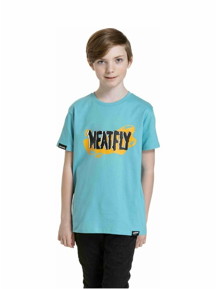 Meatfly Meatfly Kinder-T-Shirt Fleck Mint