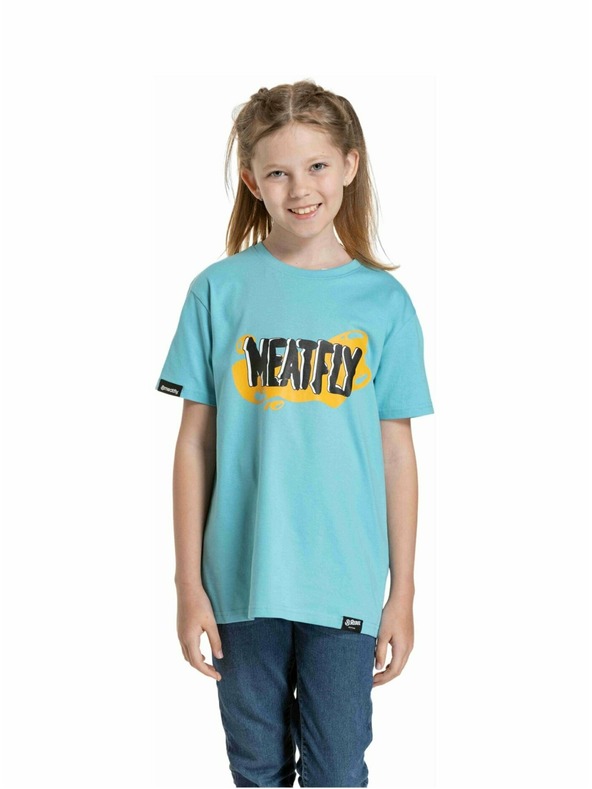 Meatfly Meatfly Kinder-T-Shirt Fleck Mint