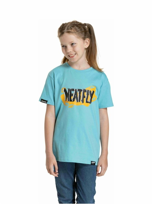 Meatfly Meatfly Kinder-T-Shirt Fleck Mint