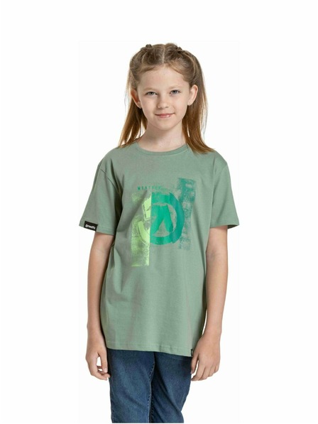Meatfly Meatfly Kinder-T-Shirt Artee Olive | Grün
