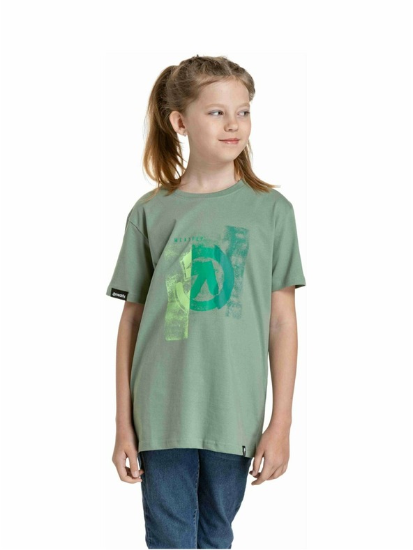 Meatfly Meatfly Kinder-T-Shirt Artee Olive | Grün