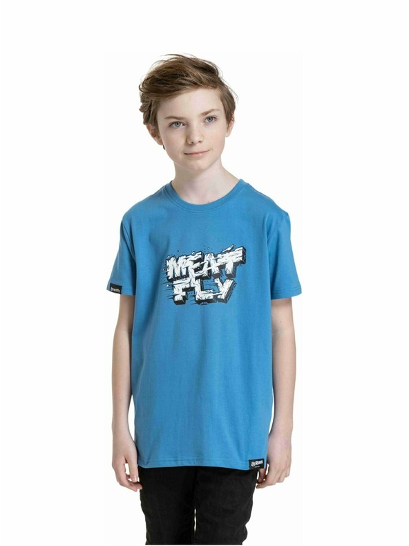 Meatfly Meatfly Kinder T-Shirt Rock Blau | Blau