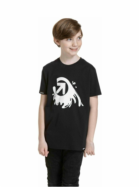 Meatfly Meatfly Kinder T-Shirt Splash Schwarz | Schwarz
