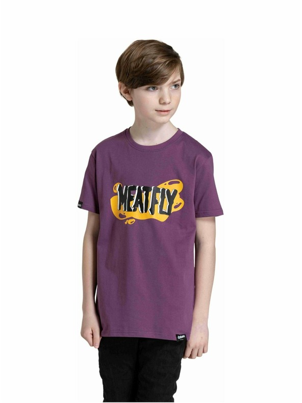Meatfly Meatfly Kinder T-Shirt Fleck Lila
