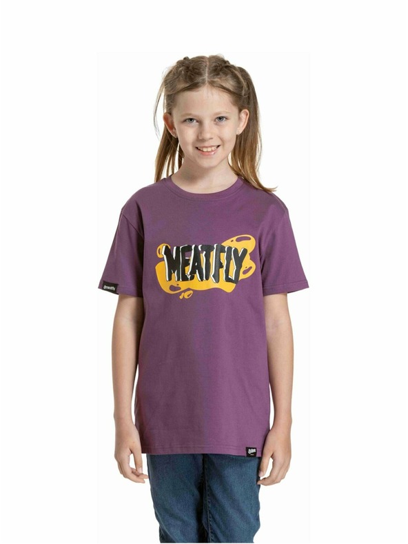 Meatfly Meatfly Kinder T-Shirt Fleck Lila