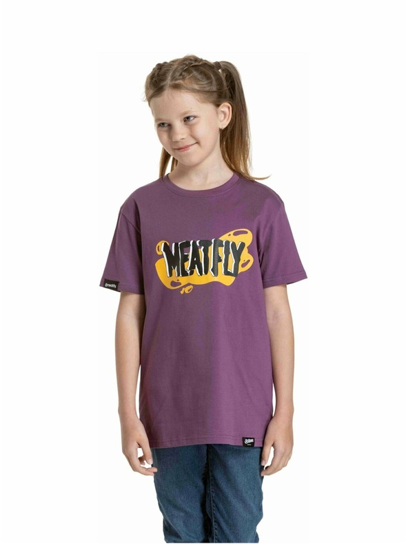 Meatfly Meatfly Kinder T-Shirt Fleck Lila