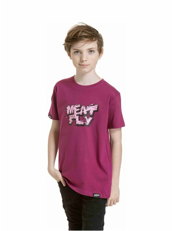 Meatfly Meatfly Kinder T-Shirt Rock Magenta | Rosa