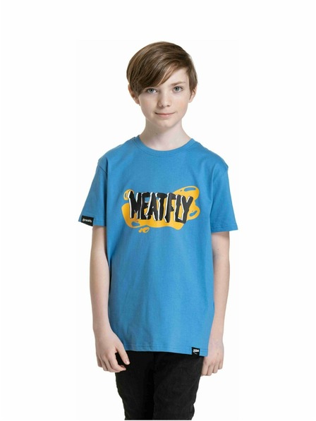 Meatfly Meatfly Kinder T-Shirt Fleck Blau