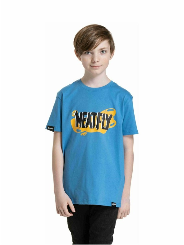 Meatfly Meatfly Kinder T-Shirt Fleck Blau