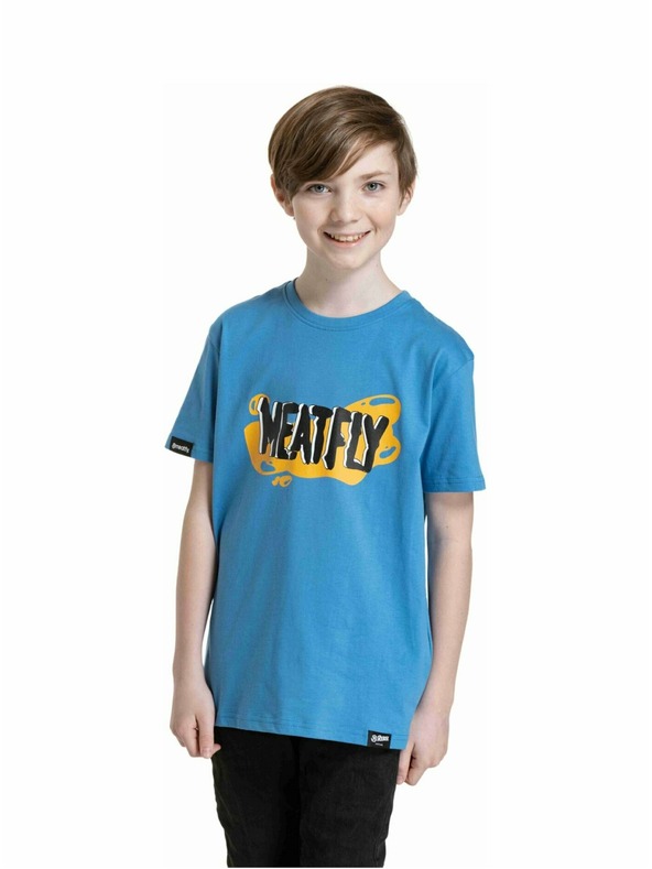 Meatfly Meatfly Kinder T-Shirt Fleck Blau