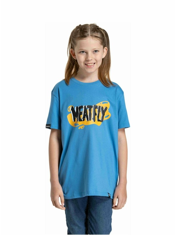 Meatfly Meatfly Kinder T-Shirt Fleck Blau