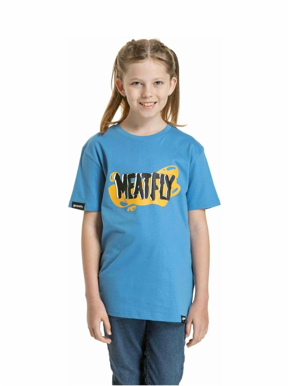 Meatfly Meatfly Kinder T-Shirt Fleck Blau