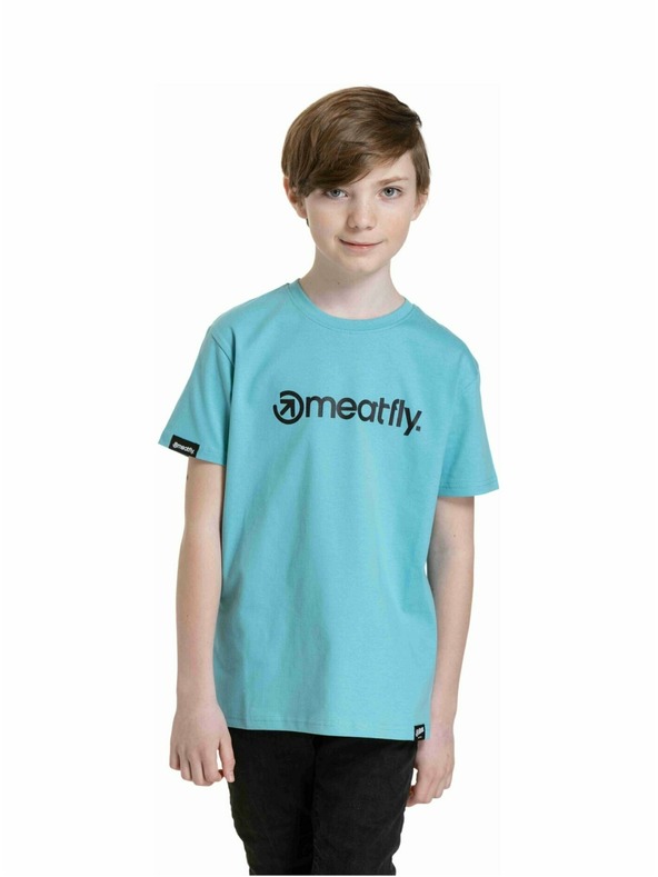 Meatfly Meatfly Kinder T-Shirt Bart Mint | Blau