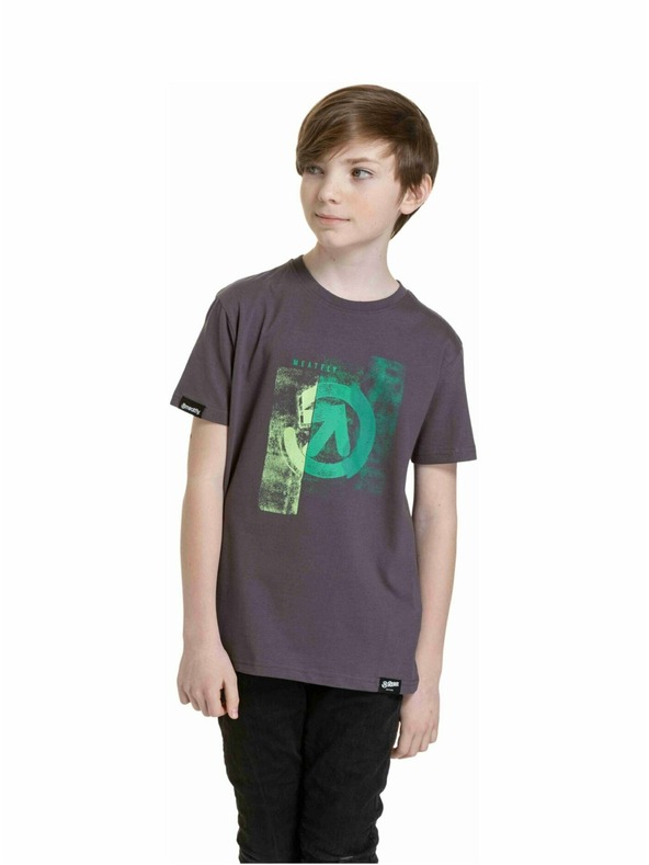 Meatfly Meatfly Kinder T-Shirt Artee Mystic Grau