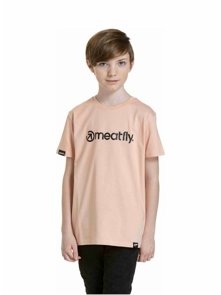 Meatfly Meatfly Kinder T-Shirt Bart Rosa | Rosa
